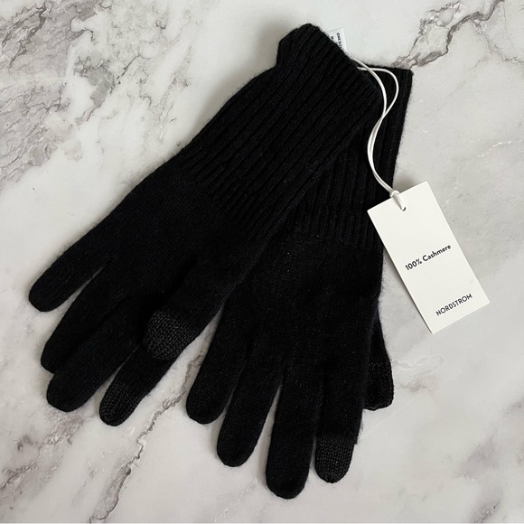 Nordstrom Accessories Black Cashmere Gloves Poshmark